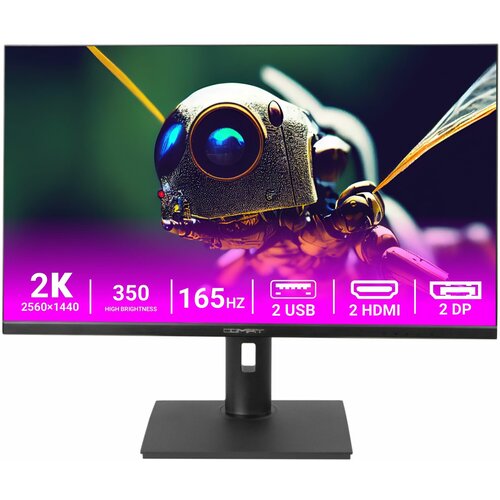 27 игровой монитор viewsonic vx2776 2k pro 3 white ips 240hz 2560 1440 IPS Монитор COMPIT 27 HA2702 2560×1440 2К 165Гц