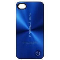 Чехол-аккумулятор MIPOW MACA Color Power Case SP103A для Apple iPhone 4/iPhone 4S 2200 мА·ч blue