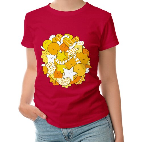 фото Футболка roly, размер l, красный