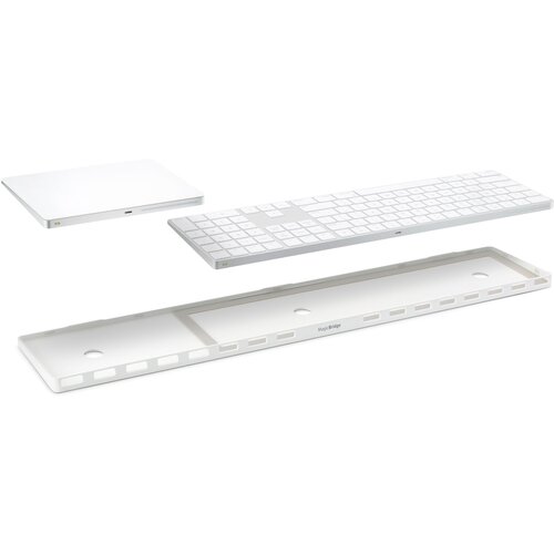 Органайзер для Magic Keyboard с цифровой панелью и Magic Trackpad Twelve South MagicBridge Extended (Белый / White)