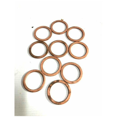 Шайба медная 22 мм, комплект из 10 шт, белебей