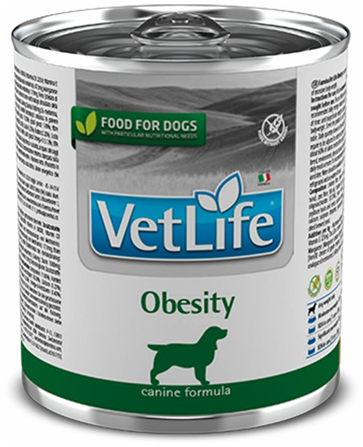 Влажный корм Farmina Vet Life Obesity для собак, для снижения веса, 300 г, 1 шт.