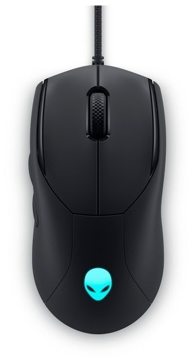 Мышь Dell Mouse AW320M Alienware; Gaming; Wired; USB; Optical; 19000 dpi; 6 butt; black (570-ABMS) - фото №1