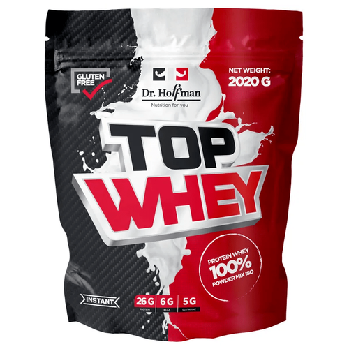 протеин сывороточный доктор хоффман сникерс top whey protein dr hoffman 908 гр Сывороточный протеин Dr. Hoffman Top Whey 2020 гр (сникерс)