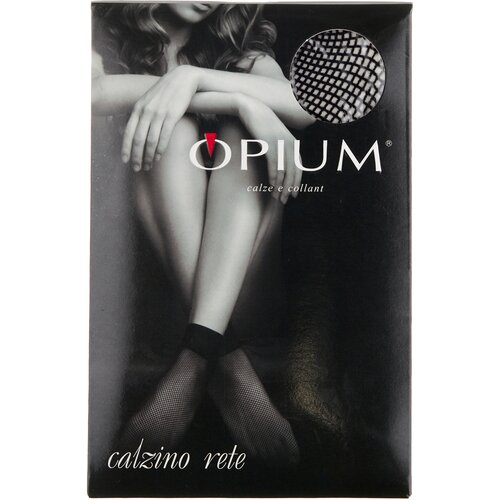 Женские носки в сетку Calzino Rete OPIUM, черный