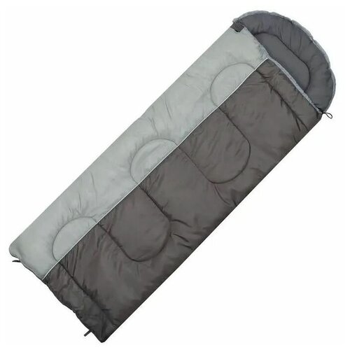 MACLAY Спальный мешок DREAM 300XL, размер 190+35х85 см, -5 / +10 С, цвет коричневый MACLAY 1313046