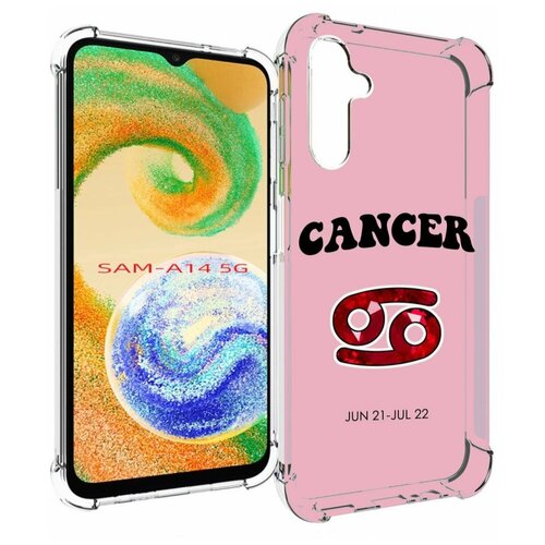 Чехол MyPads знак зодиака рак 1 для Samsung Galaxy A14 4G/ 5G задняя-панель-накладка-бампер
