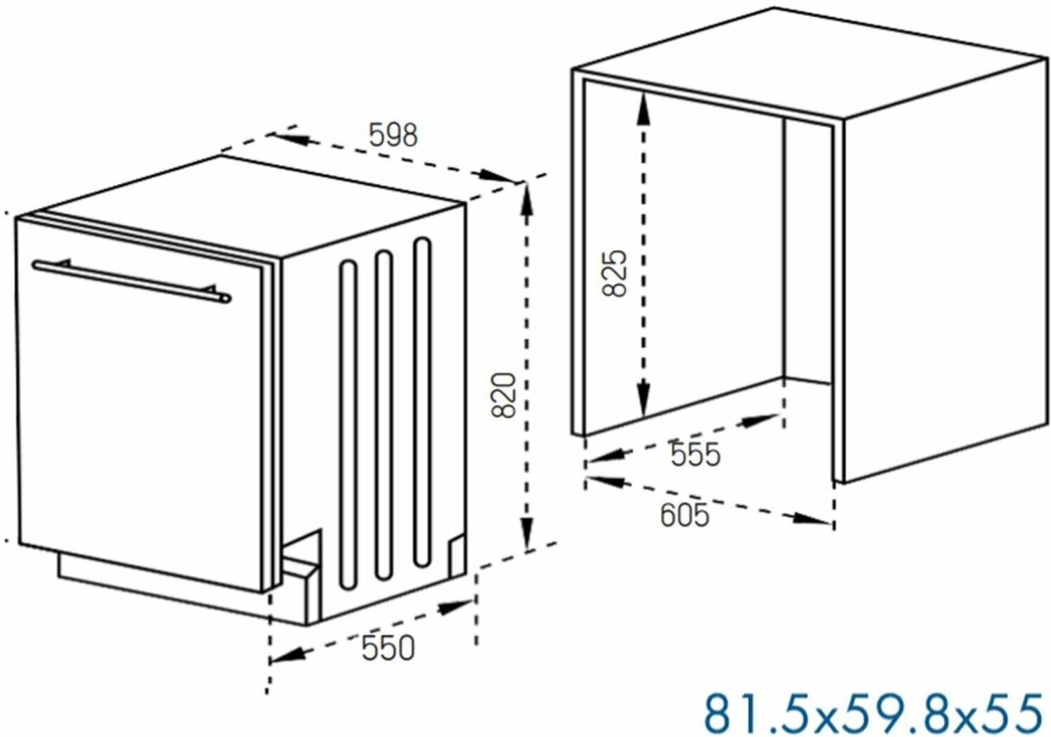 Встраиваемая посудомоечная машина De'Longhi DDW08F Aquamarine eco DeLonghi - фото №18