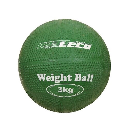 фото Мяч для атлетических упражнений резиновый 3 кг леко