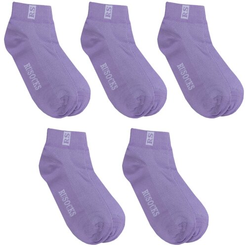 Носки RuSocks, 5 пар, размер 12, фиолетовый