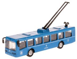 Троллейбус ТЕХНОПАРК SB-16-65-BL-WB 16.5 см
