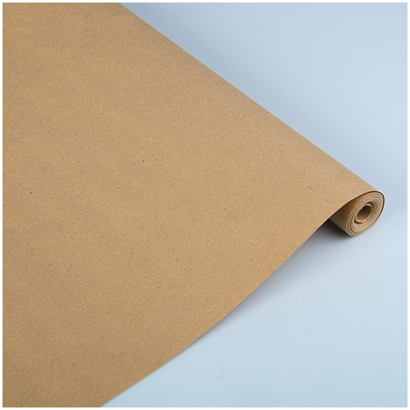 Бумага упаковочная крафт без печати, 70 г/м2 ,0,72 х 50 м