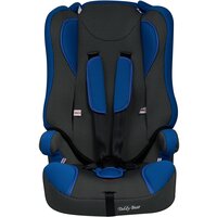 Автокресло группа 1/2/3 9-36 кг Teddy Bear без вкладыша 513 RF DEEP BLUE+BLACK DOT