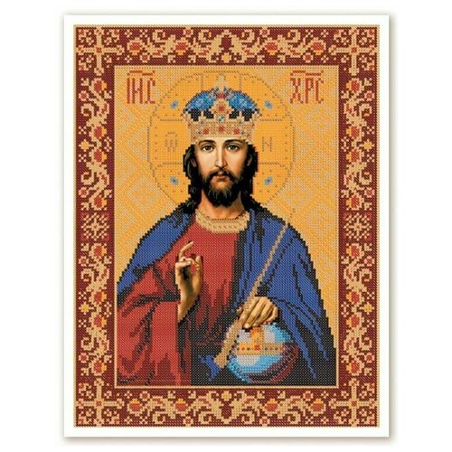 вышивка бисером христос спаситель 18x24 см Рисунок на ткани Нова Слобода Христос Спаситель, 26x35 см