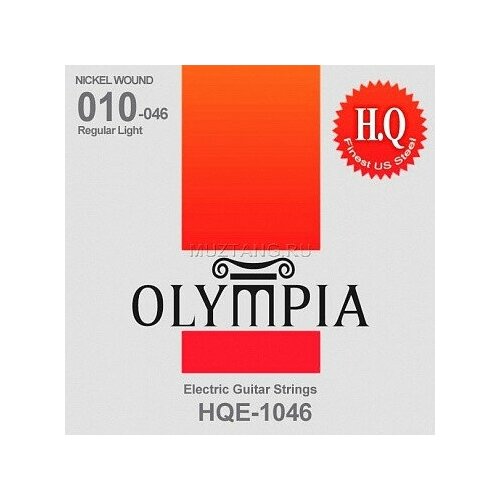 OLYMPIA HQE 046 струны для электрогитары 10-46, russtone 10 52 струны для эл гитары