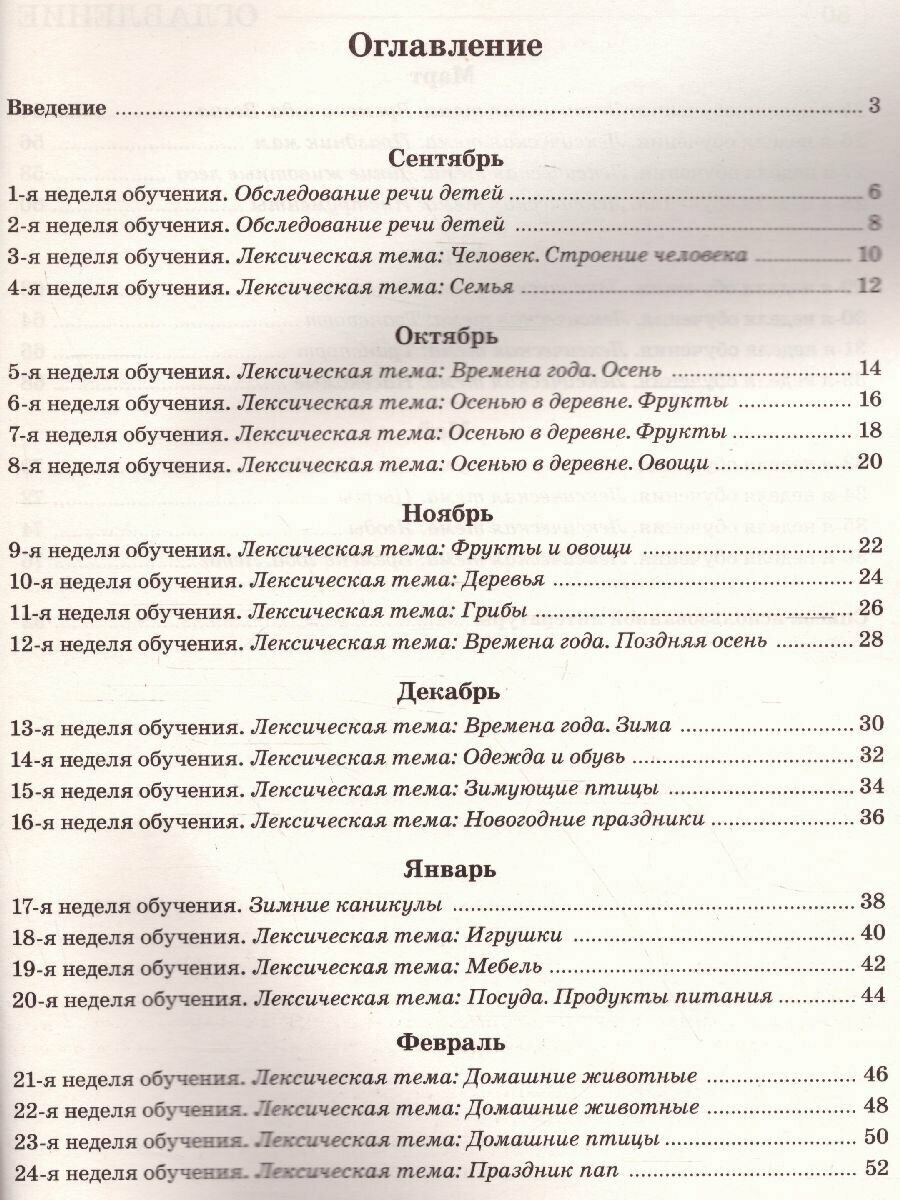 Развиваем связную речь у детей 4-5 лет с ОНР Планирование работы логопеда в средней группе - фото №4