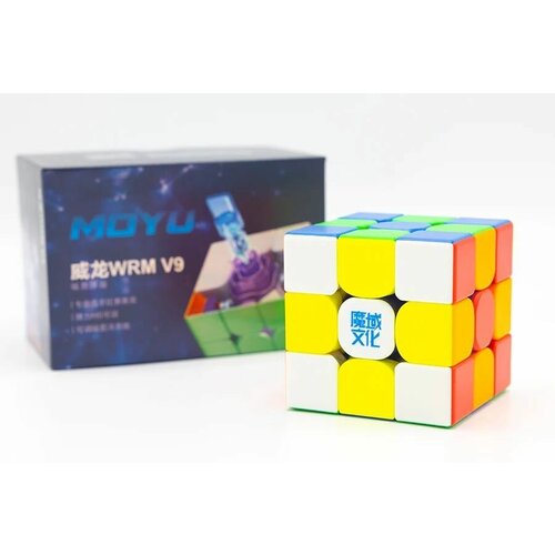 Кубик Рубика магнитный MoYu WeiLong WRM 3x3 V9 MagLev головоломка moyu 3x3 weilong wr черный