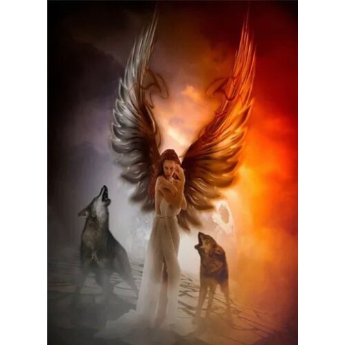 Алмазная мозаика на холсте 