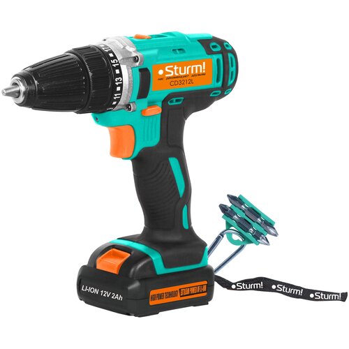 Аккумуляторная дрель-шуруповерт Sturm CD3212L 698500₽