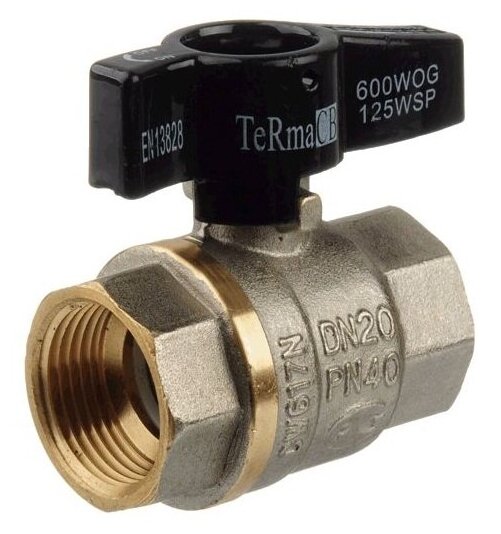 Кран шаровый 1/2" В-В Terma CB бабочка