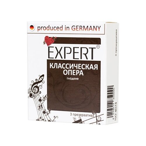 Презервативы Expert Классическая опера, 3 шт.