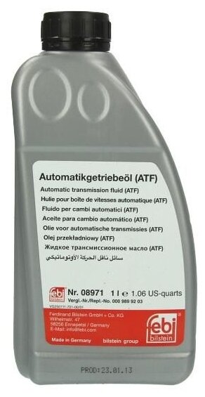 Febi bilstein atf 08971 для mersedes-benz (красный) 1 л (08971)