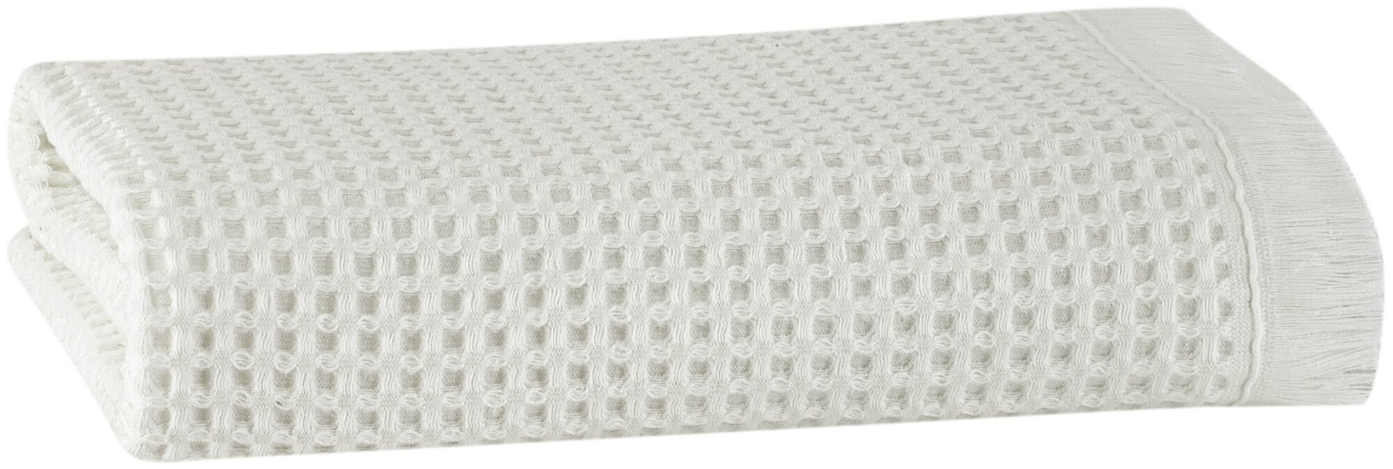 Полотенце LINENS WAFFLE 70х140/350 г/м2, кремовый - фотография № 1