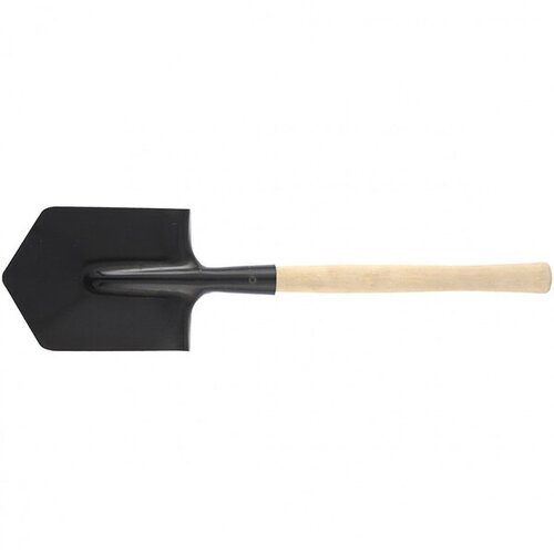 Лопата штыковая (61425) саперная с деревянным черенком 580 мм лопата саперная деревянный черенок