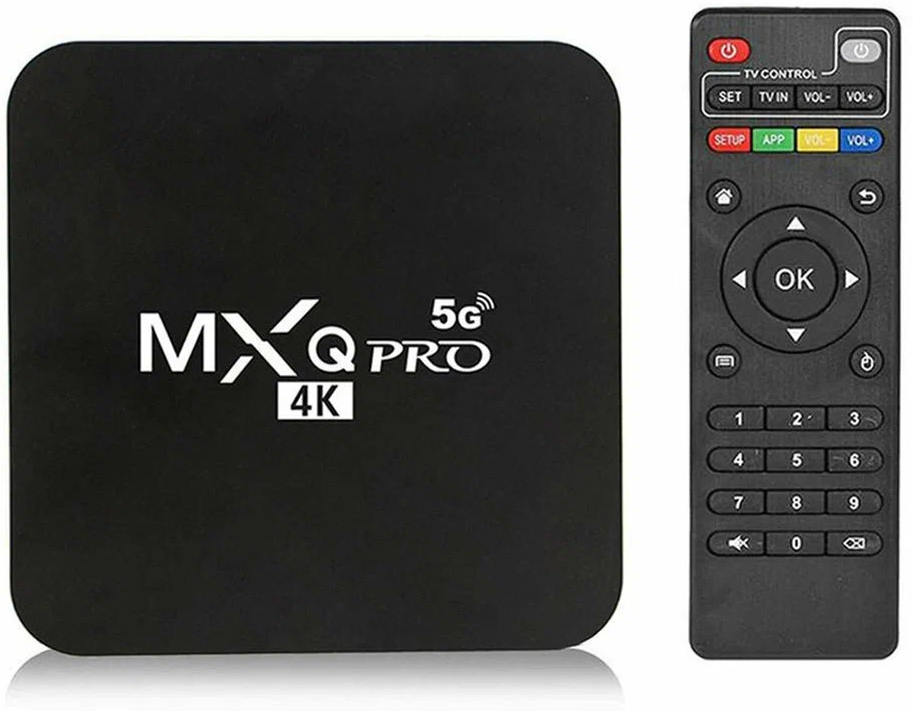 Смарт ТВ приставка MXQ Pro 5G wi-fi 24 и 50 GHz Андроид 101