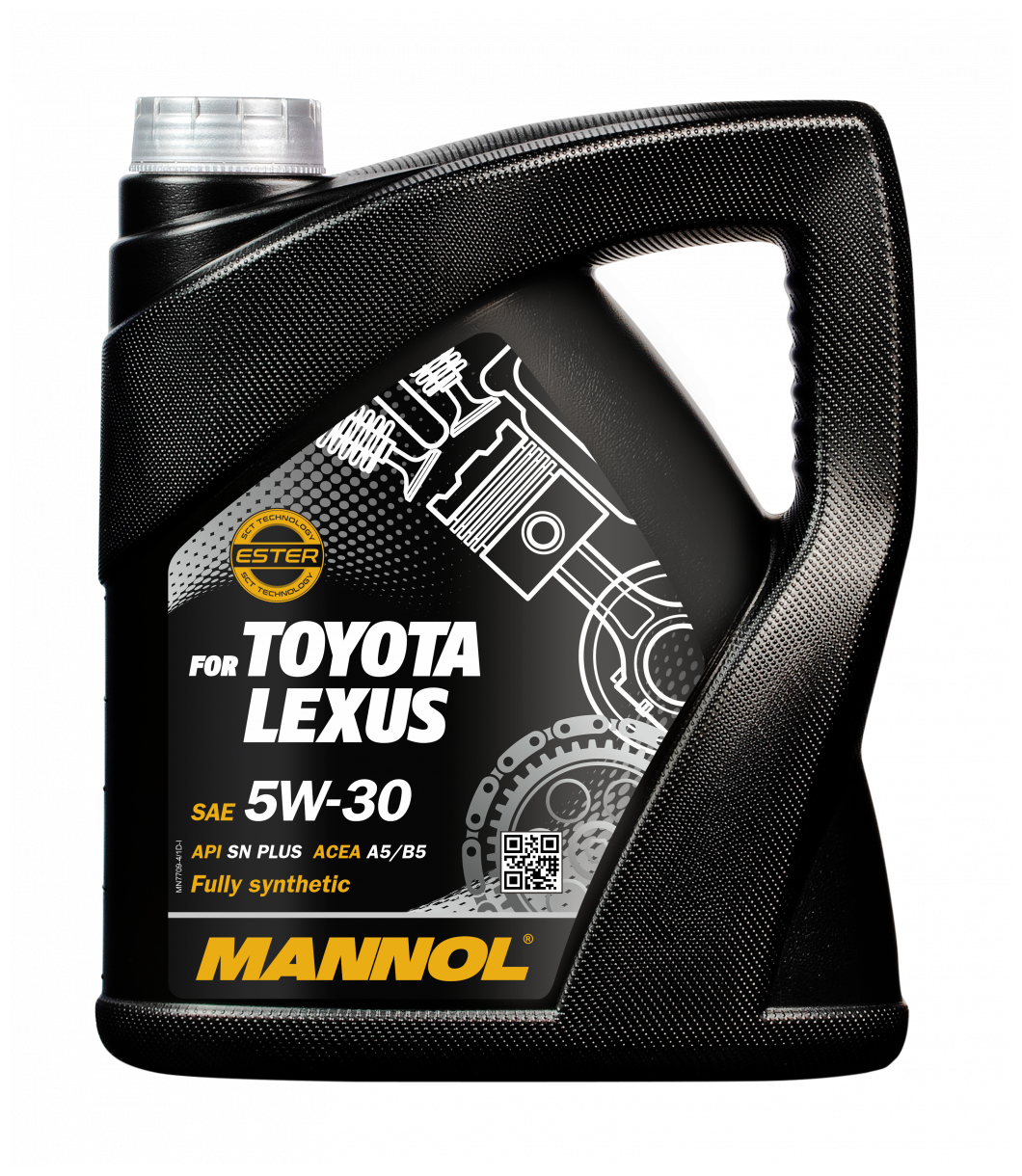 Mannol FOR Toyota Lexus 5W-30 4 л. Синтетическое моторное масло 5W-30 1197