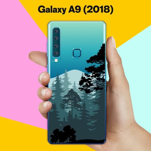Силиконовый чехол на Samsung Galaxy A9 (2018) Лес / для Самсунг Галакси А9 2018