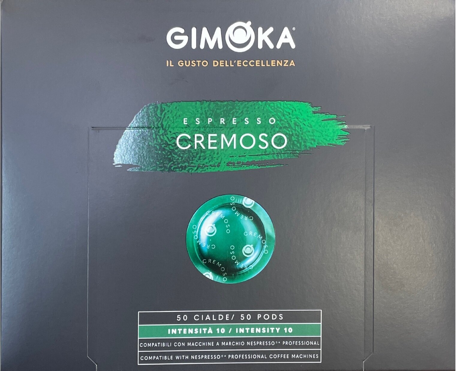 Кофе в капсулах Nespresso Professional Gimoka Cremoso, 1 уп.
