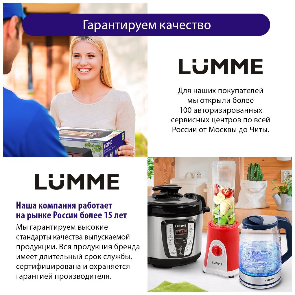 LUMME LU-HP3640B черный электроплитка - фотография № 2