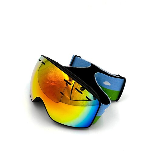 Детские очки горнолыжные / сноубордические/ Горнолыжная маска детская (унисекс) Свинка