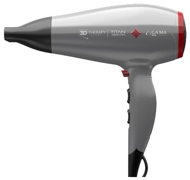 Фен GA.MA Diamond 3D Titan Keratin (GH0303), Silver