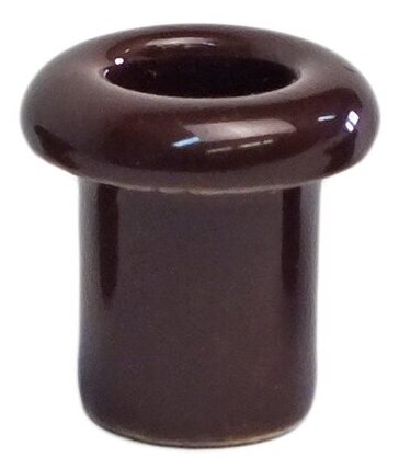 Ретро втулка EDISEL керамическая 25х25 цвет Коричневый (упаковка 25 штук)
