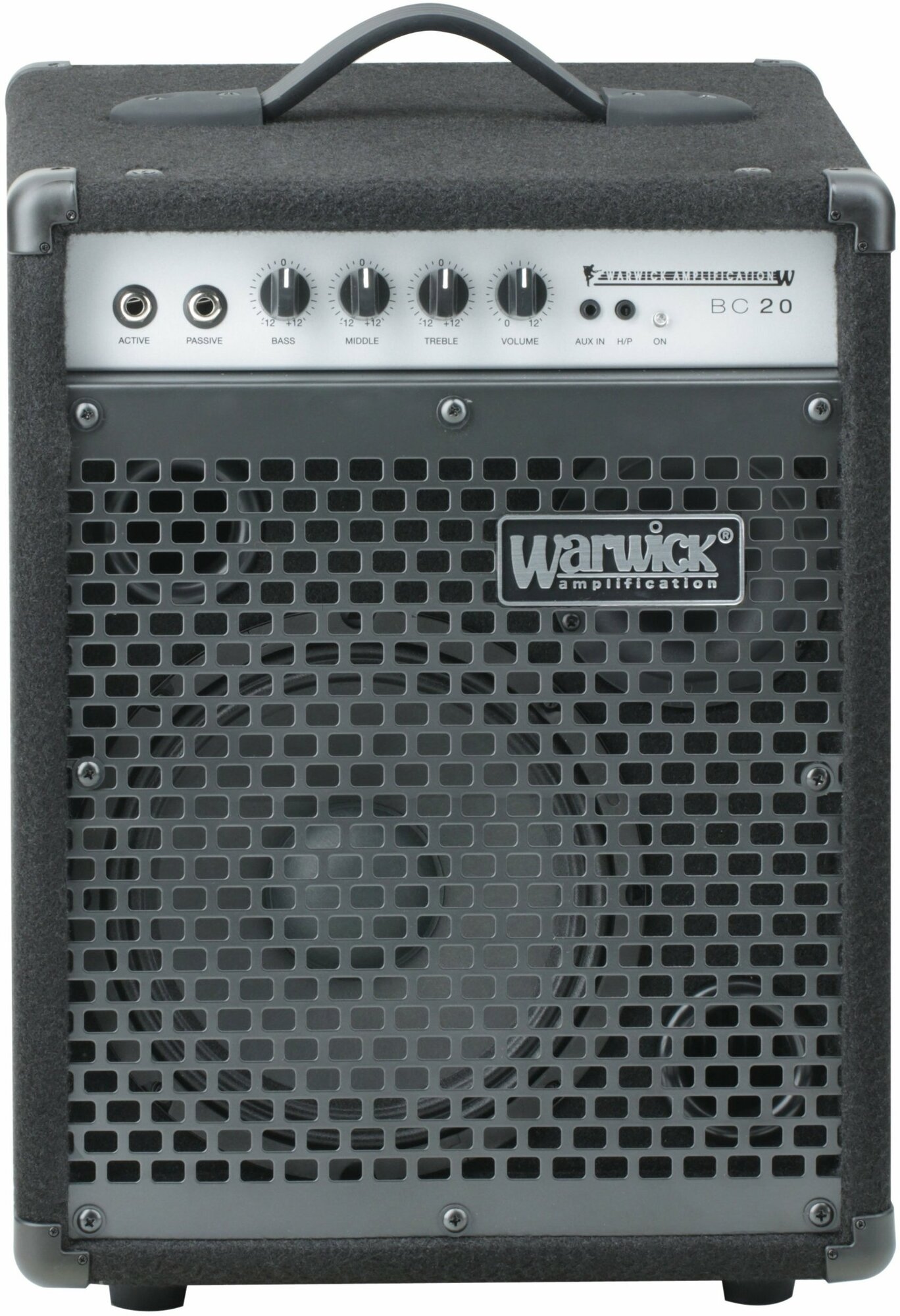 Комбоусилитель, усилитель звука для бас-гитары транзисторный Warwick BC 20Вт, 8" + 2" ВЧ драйвер