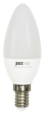 Лампа светодиодная 9Вт Е14 C37 3000К 820Лм матовая 220В Свеча PLED-SP.2859457A Jazzway