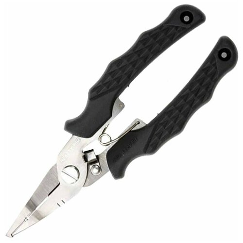 Кусачки рыболовные Hearty Rise Fishing Pliers FP-2702 stainless steel lure ring opener hook line fishing mini pliers fishing line tweezers cutter pliers fishing tackle tool