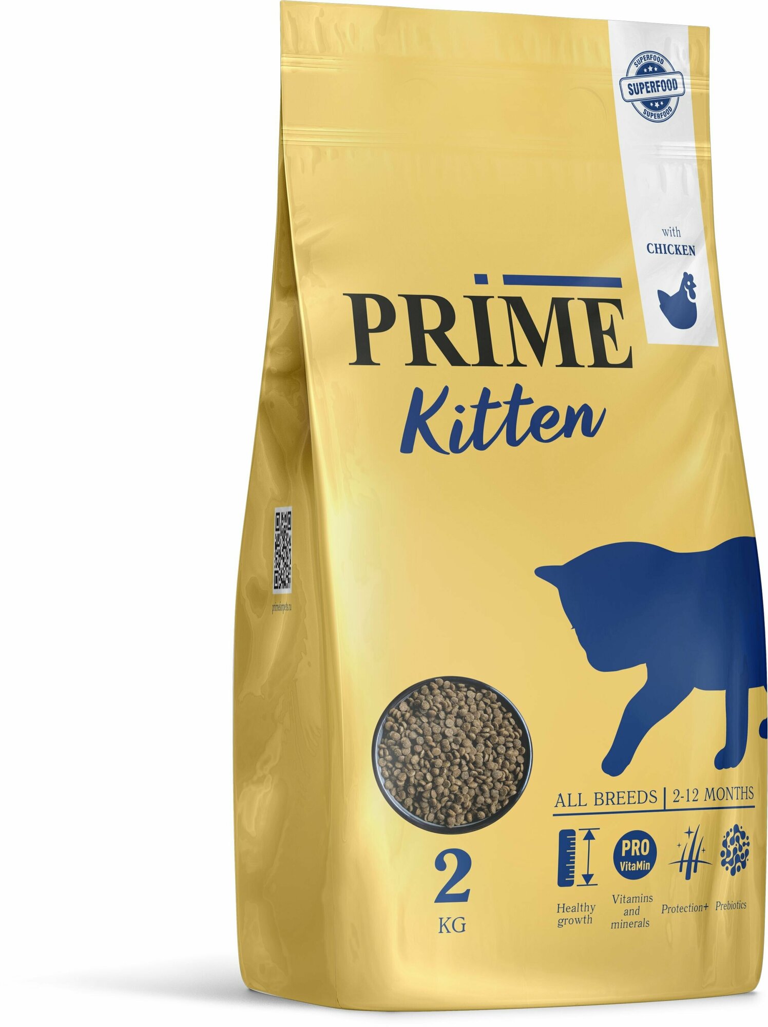 PRIME KITTEN курица 2кг для котят 2-12мес