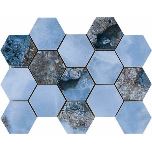 Мозаика Pamesa Ceramica Malla Hex Cr Lux Danae Navi 22,5х32,5 (9 шт.)
