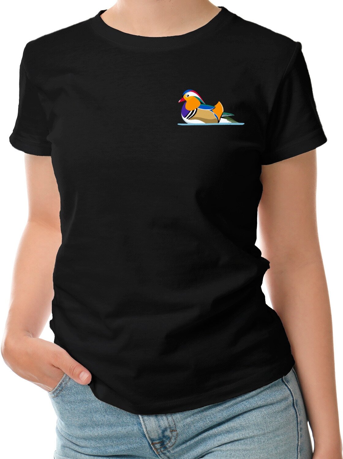 Женская футболка «Утка мандаринка» (XL 