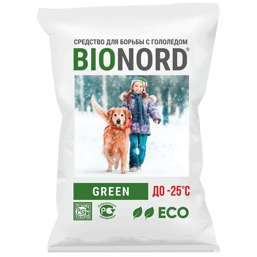 Реагент противогололедный Bionord Green -25 °С 23 кг