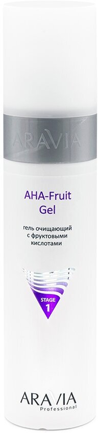 ARAVIA Professional, Гель очищающий с фруктовыми кислотами AHA-Fruit Gel, 250 мл