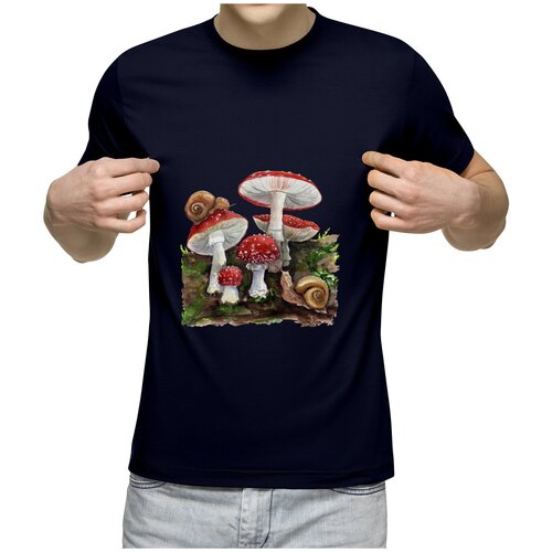 фото Футболка us basic, размер m, синий