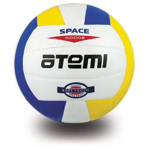 фото Волейбольный мяч atemi space белый/желтый/синий