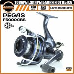 Катушка рыболовная BUSHIDO PEGAS RF6000 (с двойным фрикционом) 3+1BB, карповая, для фидера, для спиннинга - изображение