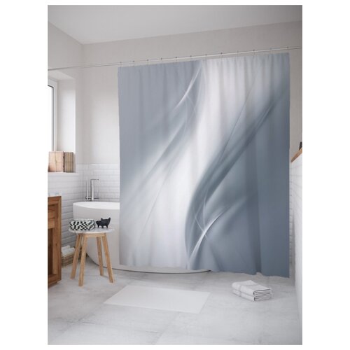 фото Штора для ванной joyarty уникальная фигурность 180х200 (sc-13556)