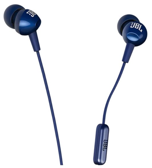 Наушники JBL C200SI, blue