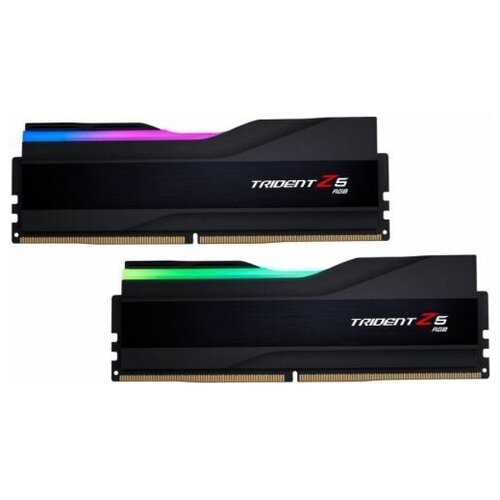 Модуль памяти DDR5 32GB 216GB GSkill F5-7800J3646H16GX2-TZ5RK TRIDENT Z5 RGB PC5-62400 7800MHz CL36 радиатор 145V black 3100400₽